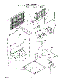 04 - Unit parts for Whirlpool Refrigerator ET18NKXDW04 from AppliancePartsPros.com