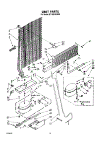 07 - Unit parts for Whirlpool Refrigerator ET18XKXSW00 from AppliancePartsPros.com