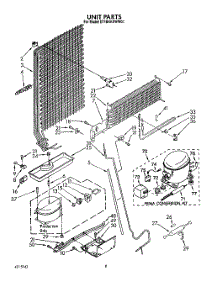 07 - Unit parts for Whirlpool Refrigerator ET18NKXWN01 from AppliancePartsPros.com