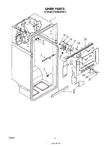 03 - Liner parts for Whirlpool Refrigerator ET20MKXRWR0 from AppliancePartsPros.com