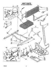06 - Unit parts for Whirlpool Refrigerator ET20MKXRWR0 from AppliancePartsPros.com