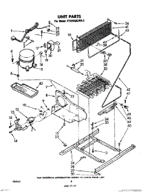 05 - Unit parts for Whirlpool Refrigerator ET19TKXLWR3 from AppliancePartsPros.com