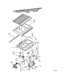 03 - Compartment Separator parts for Whirlpool Refrigerator ET22DKXAN02 from AppliancePartsPros.com