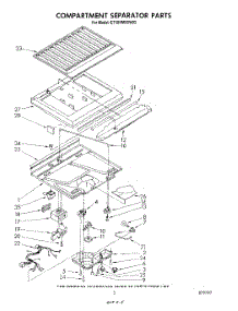 04 - Compartment Separator parts for Whirlpool Refrigerator ET18XMXSW03 from AppliancePartsPros.com