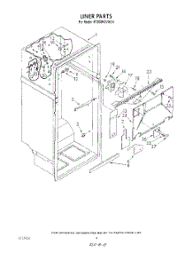 03 - Liner parts for Whirlpool Refrigerator ET20DKXVG04 from AppliancePartsPros.com