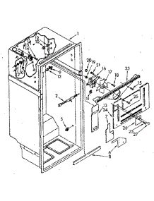 Liner parts for Whirlpool Refrigerator ET20AKXSN01 from AppliancePartsPros.com