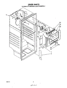 03 - Liner parts for Whirlpool Refrigerator ET18JMXRWR0 from AppliancePartsPros.com