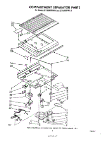 04 - Compartment Separator parts for Whirlpool Refrigerator ET18JMXRWR0 from AppliancePartsPros.com