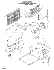 04 - Unit parts for Whirlpool Refrigerator ET20TKXDN03 from AppliancePartsPros.com