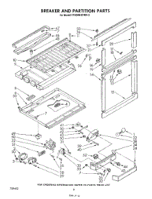 04 - Breaker And Partition parts for Whirlpool Refrigerator ET20MKXPWR0 from AppliancePartsPros.com