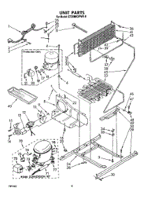 05 - Unit parts for Whirlpool Refrigerator ET20MKXPWR0 from AppliancePartsPros.com