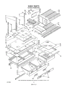 05 - Shelf , Lit / Optional parts for Whirlpool Refrigerator ET20DKXVN01 from AppliancePartsPros.com