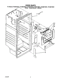 03 - Liner parts for Whirlpool Refrigerator ET18NKYXG01 from AppliancePartsPros.com