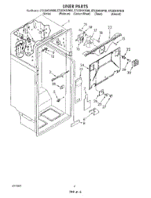 03 - Liner parts for Whirlpool Refrigerator ET22DKXVF00 from AppliancePartsPros.com