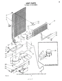 07 - Unit parts for Whirlpool Refrigerator ET18TK1MWR1 from AppliancePartsPros.com