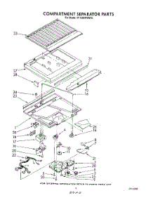 04 - Compartment Separator parts for Whirlpool Refrigerator ET18SKRSN05 from AppliancePartsPros.com
