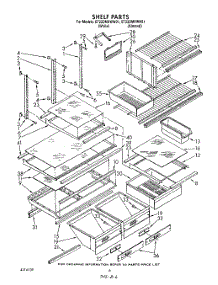 05 - Shelf , Lit / Optional parts for Whirlpool Refrigerator ET22DMXWN01 from AppliancePartsPros.com