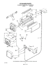 08 - Icemaker parts for Whirlpool Refrigerator ET22DMXWN00 from AppliancePartsPros.com