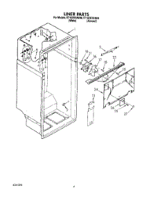02 - Liner parts for Whirlpool Refrigerator ET18ZKXAW00 from AppliancePartsPros.com