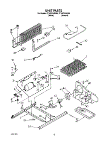 06 - Unit parts for Whirlpool Refrigerator ET18ZKXAW00 from AppliancePartsPros.com