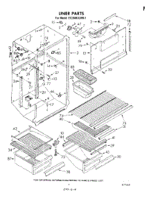 03 - Liner parts for Whirlpool Refrigerator ET20AKXLWR1 from AppliancePartsPros.com