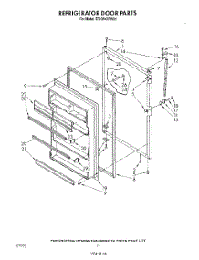 08 - Refrigerator Door , Not Illustrated parts for Whirlpool Refrigerator ET20PKXTM01 from AppliancePartsPros.com