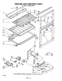 04 - Breaker And Partition parts for Whirlpool Refrigerator ET20AKXLWR1 from AppliancePartsPros.com