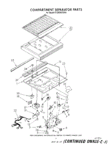 04 - Compartment Separator parts for Whirlpool Refrigerator ET20DKXVN04 from AppliancePartsPros.com