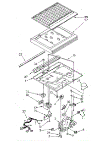 Compartment Separator parts for Whirlpool Refrigerator ET20GKXSF02 from AppliancePartsPros.com