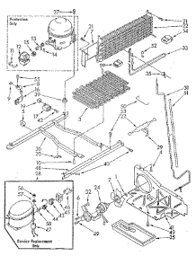 Unit parts for Whirlpool Refrigerator ET20GKXSF02 from AppliancePartsPros.com
