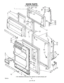 06 - Door , Lit / Optional parts for Whirlpool Refrigerator ET19JKXLWR2 from AppliancePartsPros.com