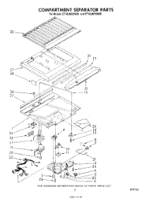 04 - Compartment Separator parts for Whirlpool Refrigerator ET18JMXSW05 from AppliancePartsPros.com