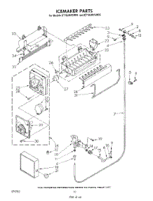 08 - Icemaker parts for Whirlpool Refrigerator ET18JMXSW05 from AppliancePartsPros.com