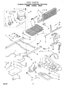 06 - Unit parts for Whirlpool Refrigerator ET22DQLDW01 from AppliancePartsPros.com