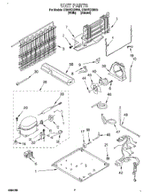 04 - Unit parts for Whirlpool Refrigerator ET20PKXDN03 from AppliancePartsPros.com