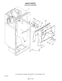 03 - Liner parts for Whirlpool Refrigerator ET20GKXWN00 from AppliancePartsPros.com