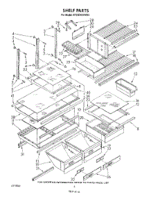 05 - Shelf , Lit / Optional parts for Whirlpool Refrigerator ET20DKXVM03 from AppliancePartsPros.com
