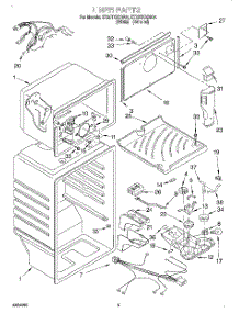 03 - Liner parts for Whirlpool Refrigerator ET20TKXDW04 from AppliancePartsPros.com