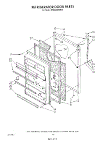 08 - Refrigerator Door , Lit / Optional parts for Whirlpool Refrigerator ET20GKXWN00 from AppliancePartsPros.com