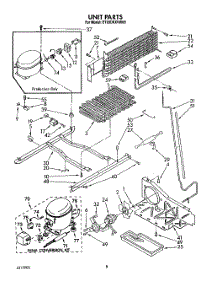 06 - Unit parts for Whirlpool Refrigerator ET20DKXVM06 from AppliancePartsPros.com