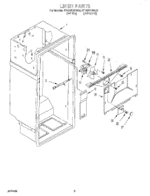 02 - Liner parts for Whirlpool Refrigerator ET20ZKXBW00 from AppliancePartsPros.com