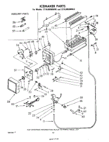 09 - Ice Maker , Not Illustrated And Optional parts for Whirlpool Refrigerator ET18JMXMWR0 from AppliancePartsPros.com