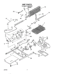 06 - Unit parts for Whirlpool Refrigerator ET18SKRAW01 from AppliancePartsPros.com