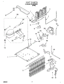 04 - Unit parts for Whirlpool Refrigerator ET18SKREW01 from AppliancePartsPros.com