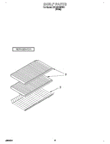 05 - Shelf, Lit / Optional parts for Whirlpool Refrigerator ET18SKREW01 from AppliancePartsPros.com