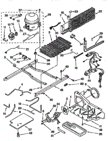 Unit parts for Whirlpool Refrigerator ET22DQLB00 from AppliancePartsPros.com