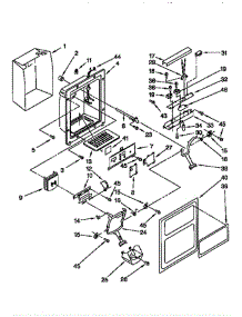 Dispenser Front parts for Whirlpool Refrigerator ET22DQLB00 from AppliancePartsPros.com