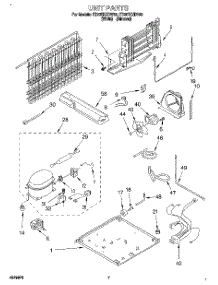04 - Unit parts for Whirlpool Refrigerator ET20TKXDN00 from AppliancePartsPros.com