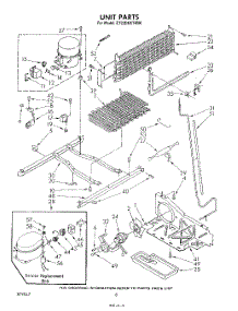 06 - Unit parts for Whirlpool Refrigerator ET22DKXTW00 from AppliancePartsPros.com