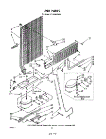07 - Unit parts for Whirlpool Refrigerator ET18XMXSW00 from AppliancePartsPros.com